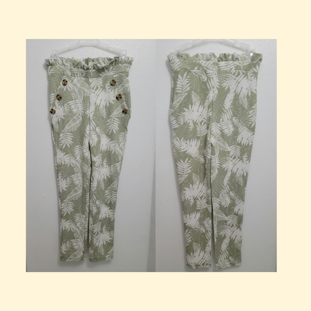 Leaf ancle pants